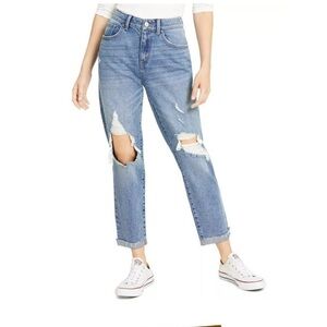 Rewash Super High Rise Vintage Reunion Distressed Jeans Light Wash Size 7/28